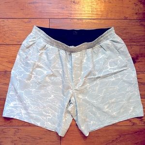 Lululemon Cross Channel Swim Short XL, 7” inseam.